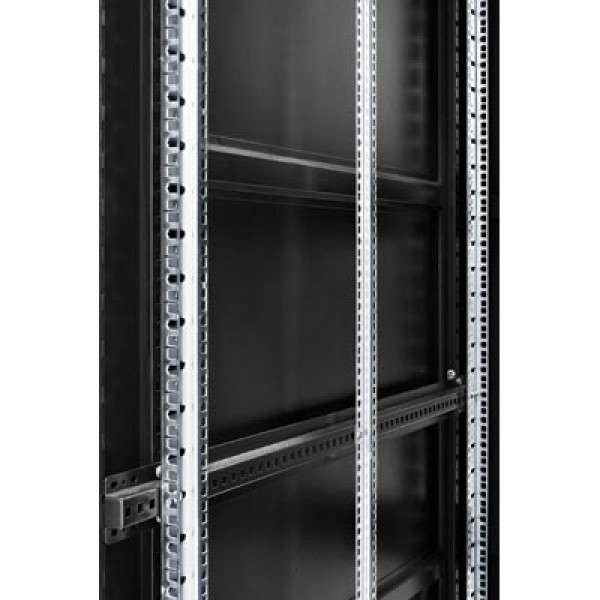 Naar omschrijving van AST19-6242PD - 42U, 19Inch serverkast, geperforeerde dubbele deuren (BxDxH) 600x1200x1983mm