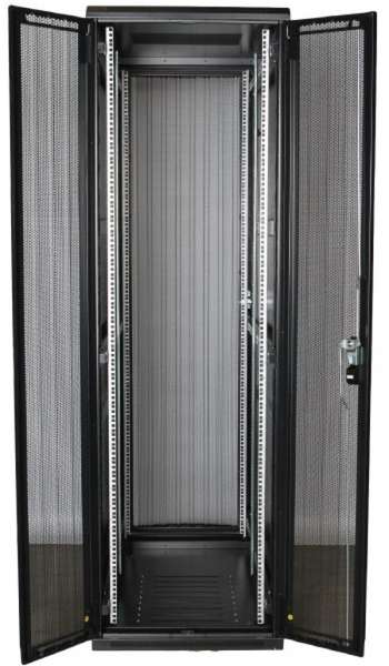 Naar omschrijving van AST19-6242PD - 42U, 19Inch serverkast, geperforeerde dubbele deuren (BxDxH) 600x1200x1983mm