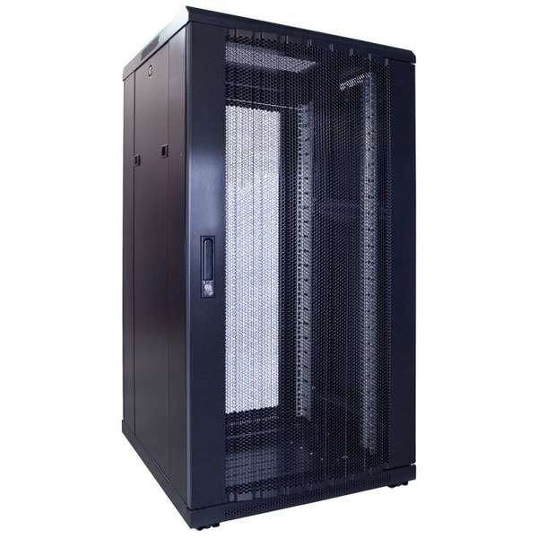 Naar omschrijving van AST19-6622PP - 22U, 19Inch serverkast, geperforeerde deuren (BxDxH) 600x600x1094mm