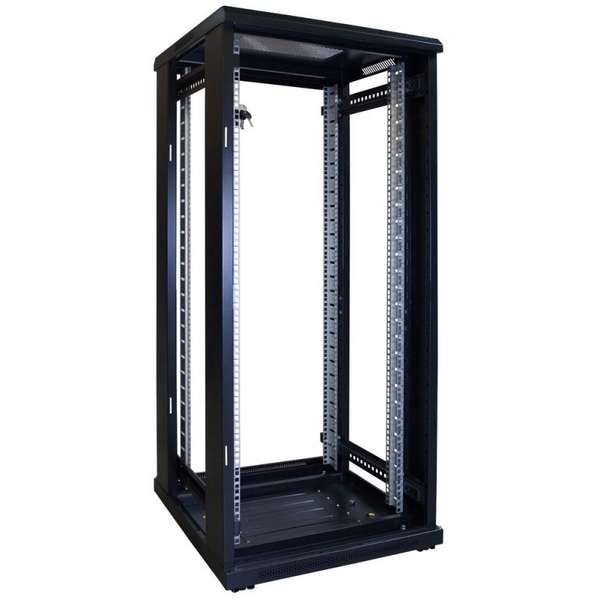 Naar omschrijving van AST19-6627 - 27U, 19Inch serverkast, glazen deur (BxDxH) 600x600x1316mm