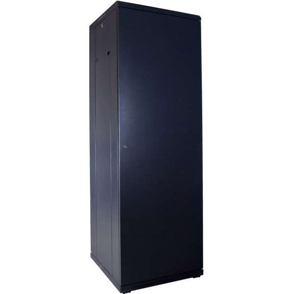 Naar omschrijving van AST19-6637 - 37U, 19Inch serverkast, glazen deur (BxDxH) 600x600x1761mm