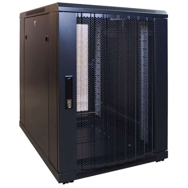 Naar omschrijving van AST19-6815PP - 15U, 19Inch serverkast, geperforeerde deuren (BxDxH) 600x800x769mm