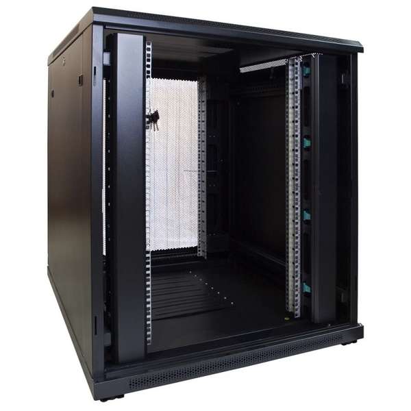 Naar omschrijving van AST19-8018PP - 18U, 19Inch serverkast, geperforeerde deuren (BxDxH) 800x1000x916mm