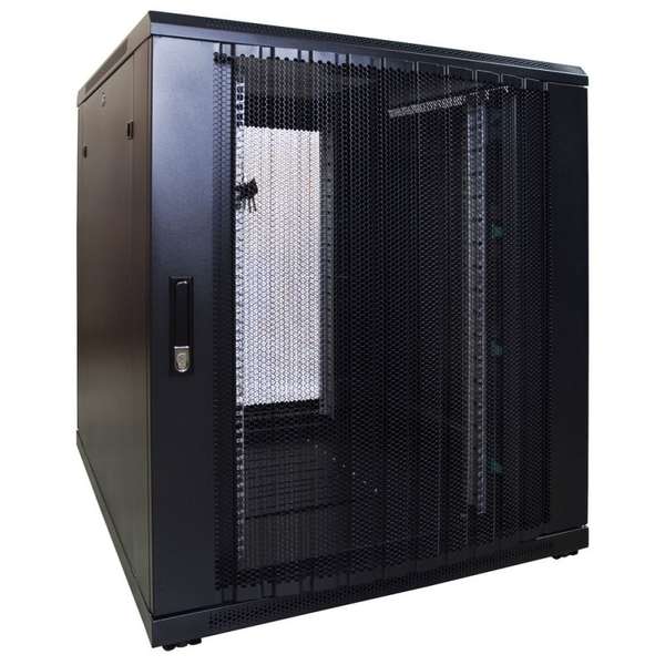 Naar omschrijving van AST19-8018PP - 18U, 19Inch serverkast, geperforeerde deuren (BxDxH) 800x1000x916mm