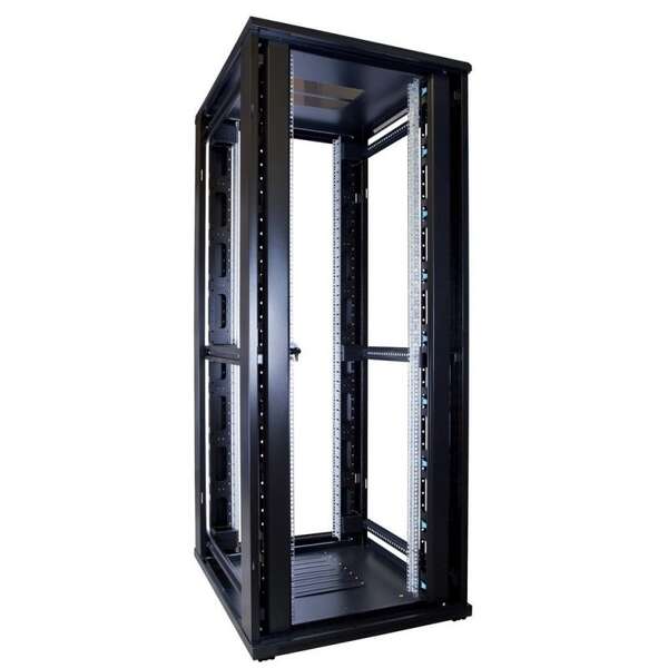 Naar omschrijving van AST19-8042 - 42U, 19 Inch, glazen voordeur en metalen achterdeur, (BxD) 800x1000