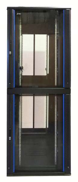 Naar omschrijving van AST19-8042GC - 19' Serverkast, 42U glazen deuren, 2 Compartimenten BxDxH 800x1000x2000mm