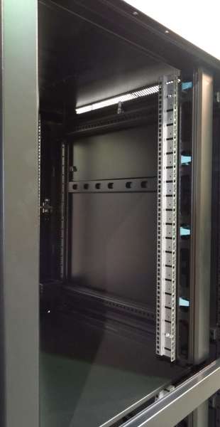 Naar omschrijving van AST19-8042GC - 19' Serverkast, 42U glazen deuren, 2 Compartimenten BxDxH 800x1000x2000mm