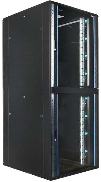 Naar omschrijving van AST19-8042GC - 19' Serverkast, 42U glazen deuren, 2 Compartimenten BxDxH 800x1000x2000mm