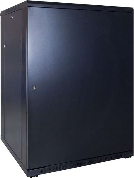 Naar omschrijving van AST19-8822 - 22U, 19Inch serverkast, glazen deur (BxDxH) 800x800x1094mm