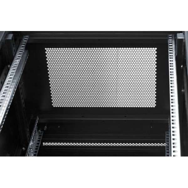Naar omschrijving van AST19-8842PD - 42U, 19Inch stalen geperforeerde dubbele deuren, Maat(BxD): 800x800
