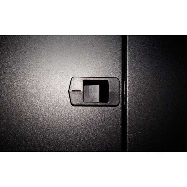 Naar omschrijving van AST19-8847 - 47U, 19Inch glazen voordeur en metalen achterdeur, Maat(BxD): 800x800