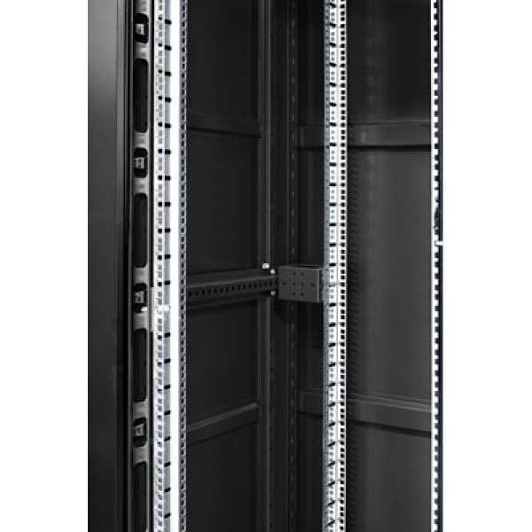 Naar omschrijving van AST19-8847 - 47U, 19Inch glazen voordeur en metalen achterdeur, Maat(BxD): 800x800