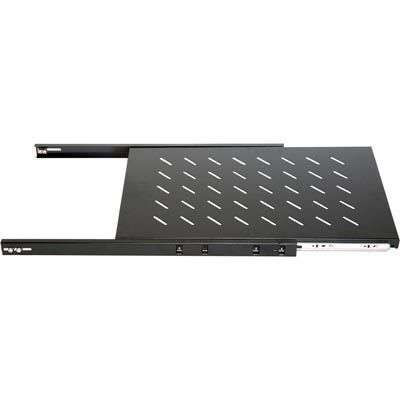 Naar omschrijving van AST19-UH68 - 1U uitschuifbaar legbord voor serverkasten, 550mm, voor 800mm diepe kast