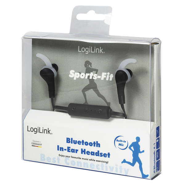 Naar omschrijving van BT0040 - Bluetooth stereo in-ear headset, Black