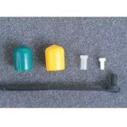 Naar omschrijving van DUSTCAP-GE - Dust cap voor fiber connector - geel, 100 stuks
