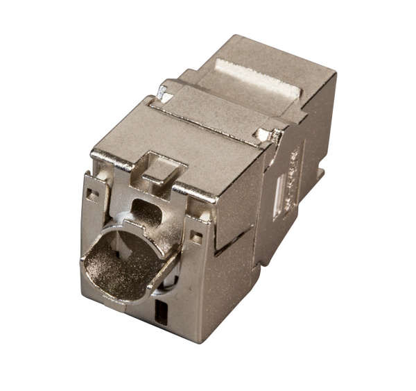 Naar omschrijving van E-20095 - RJ45 Keystone STP, Cat.6A, 500MHz, Slimline
