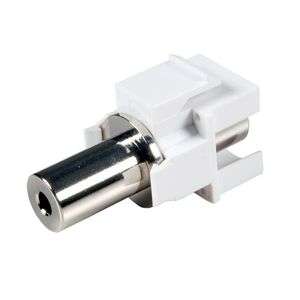 Naar omschrijving van EB526 - Keystone Adapter Stereo Zwart Op=Op