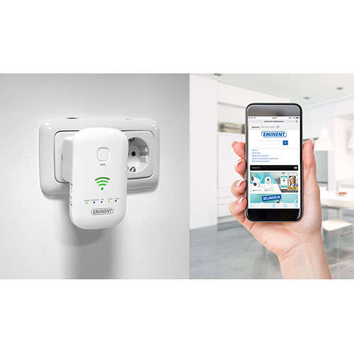 Naar omschrijving van EM4597 - Eminent WiFi repeater, AC1200 dual band