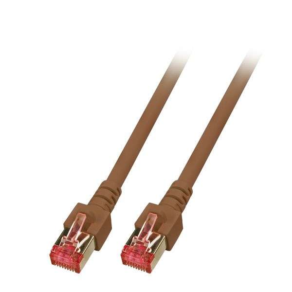 Naar omschrijving van ENS6BR020 - Cat.6 S/FTP patchkabel bruin 2m