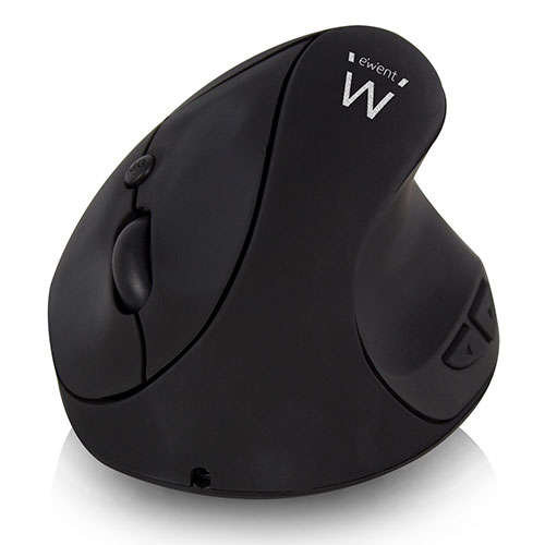 Naar omschrijving van AC5100 - ACT Draadloze ergonomische muis, USB nano ontvanger, 1600 dpi, zwart