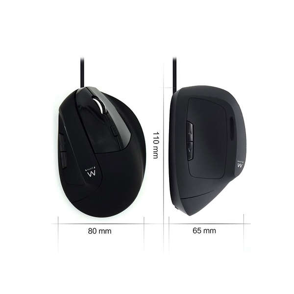Naar omschrijving van EW3157 - Ewent Ergonomische verticale muis, bedraad