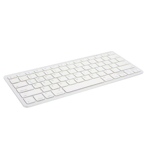 Naar omschrijving van EW3163 - Ewent Toetsenbord Bluetooth, Qwerty, zilver met wit
