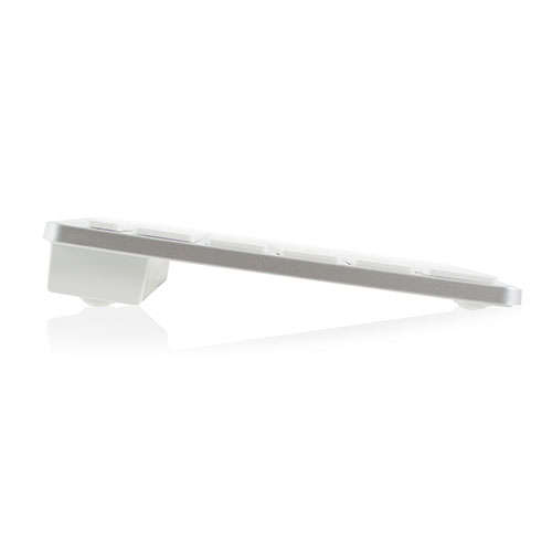 Naar omschrijving van EW3163 - Ewent Toetsenbord Bluetooth, Qwerty, zilver met wit