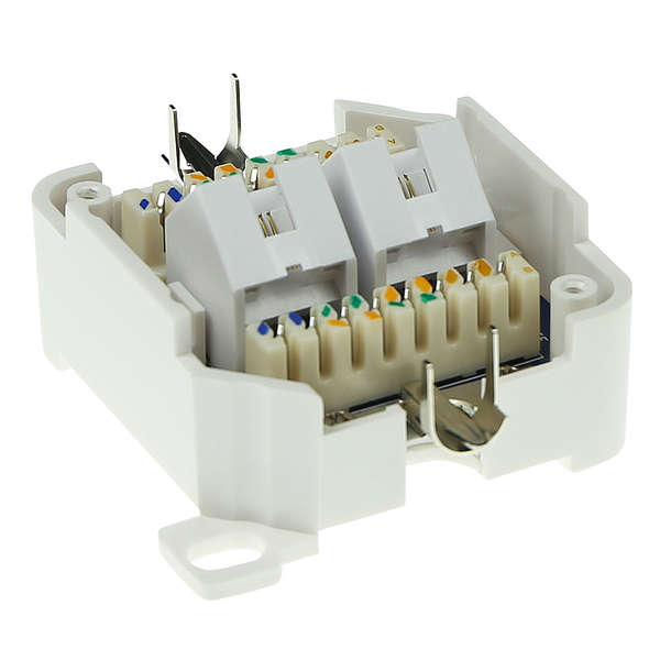 Naar omschrijving van FA5006 - ACT Modulair opbouwdoos unshielded 2 ports German Style CAT5E