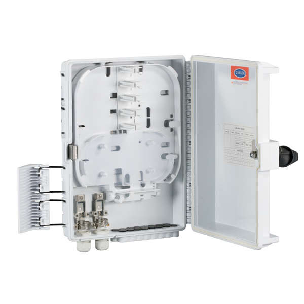 Naar omschrijving van FTTH-BOX-OUT-1 - Wand aansluitbox voor glasvezelkabels IP65 voor 16 fibers