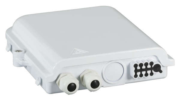 Naar omschrijving van FTTH-BOX-OUT-2 - Wand aansluitbox voor glasvezelkabels IP65 voor 8 fibers