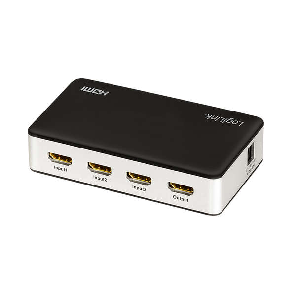 Naar omschrijving van HD0043 - HDMI switch, 3x1-port, 4K/30 Hz