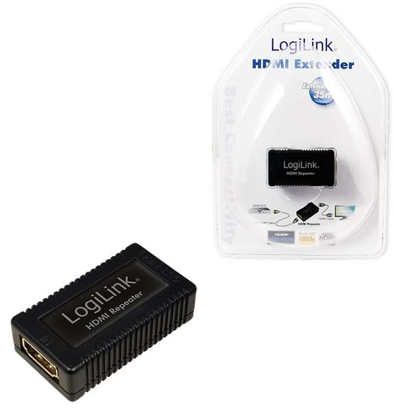 Naar omschrijving van HD0101 - Video Repeater HDMI up to 35 Meter