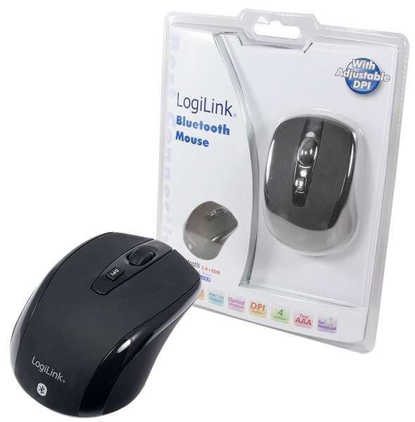 Naar omschrijving van ID0078 - LogiLink Mouse Optical Bluetooth, 1000/1600 dpi