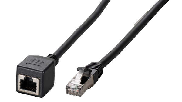 Naar omschrijving van K5546SW-3 - RJ45 patch cable extension Cat.6A, S/FTP, AWG26, black, 3m