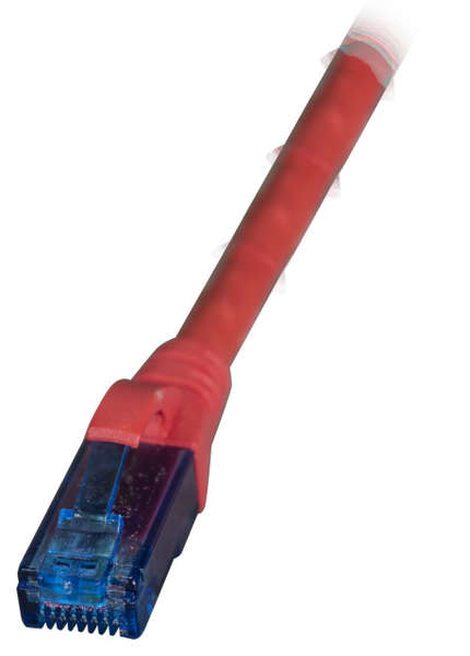 Naar omschrijving van ENU6ARD010 - Cat.6A patchkabel 10G U/UTP LSZH Rood 1m