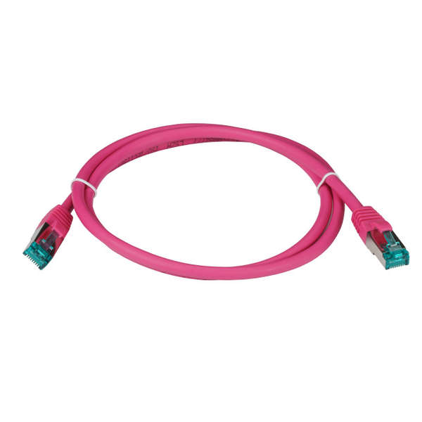Naar omschrijving van SL6ARZ005 - Patch Cat.6A 10G S/FTP PIMF Roze 0,5m