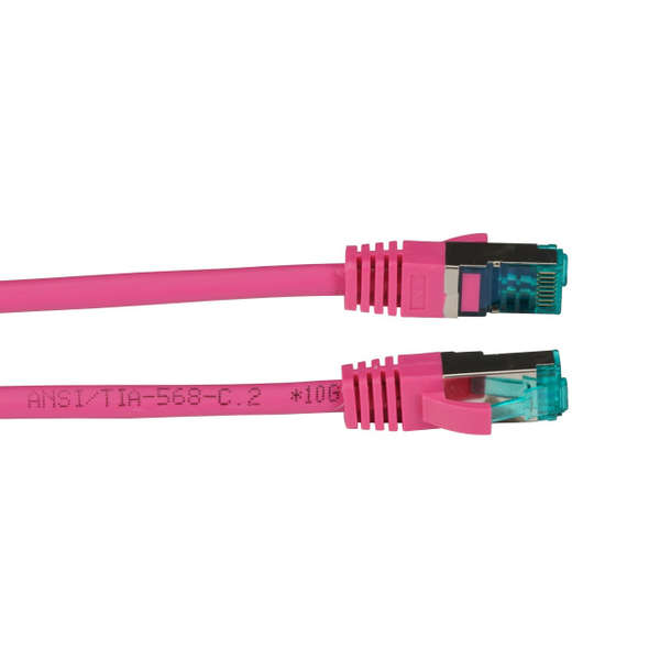 Naar omschrijving van SL6ARZ020 - Patch Cat.6A 10G S/FTP PIMF Roze 2m