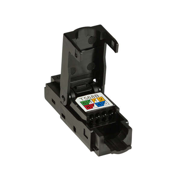 Naar omschrijving van MP0045 - Field assembly plug, Cat.6A, unshielded