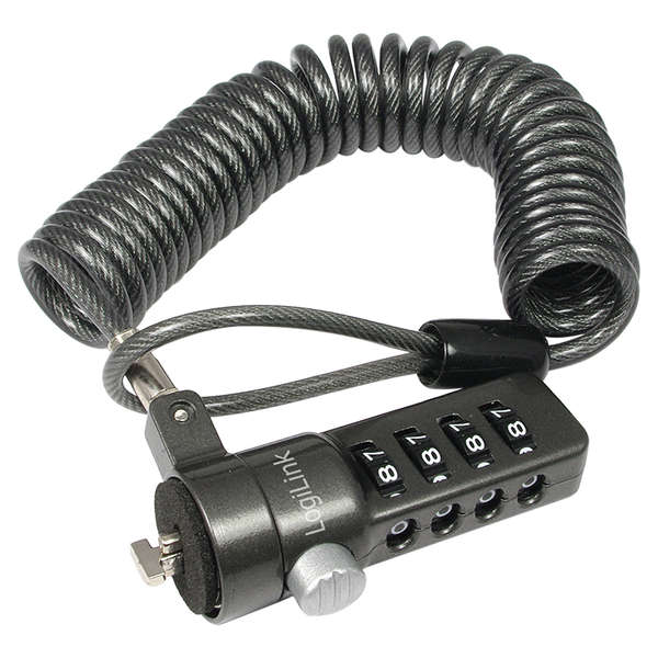 Naar omschrijving van NBS004 - Laptop anti-theft lock with combination, black