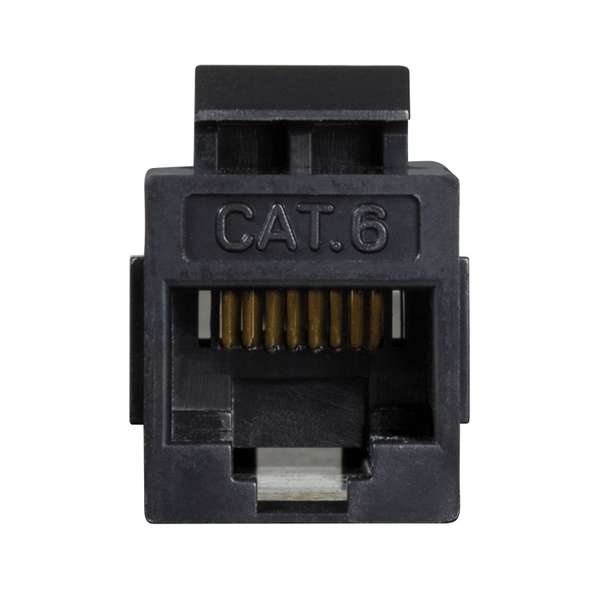 Naar omschrijving van NK4012 - Koppelchassisdeel Cat6 UTP zwart