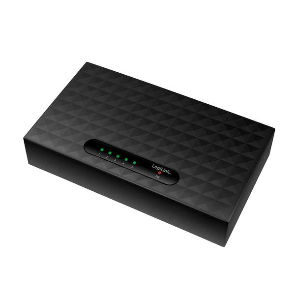 Naar omschrijving van NS0105 - LogiLink 5-Port Gigabit Ethernet Desktop Switch