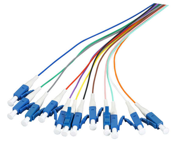 Naar omschrijving van O0481-2 - Set 12st Fiber pigtail LC 9/125Mu, OS2, 2 m
