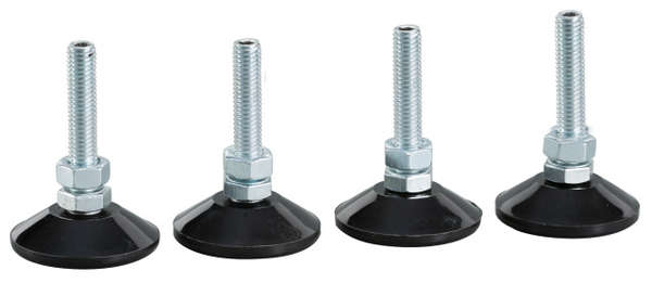 Naar omschrijving van OFF-NIV01 - Stelpootjes, 4stuks, M8, max. 56mm