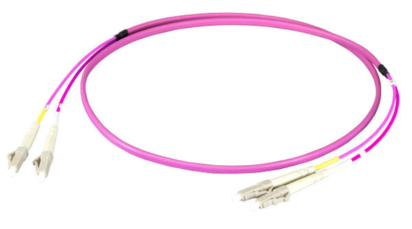 Naar omschrijving van OM4LCLC350X - Duplex GlasPatchkabel LC-LC 50/125 OM4, 35m extra mantel