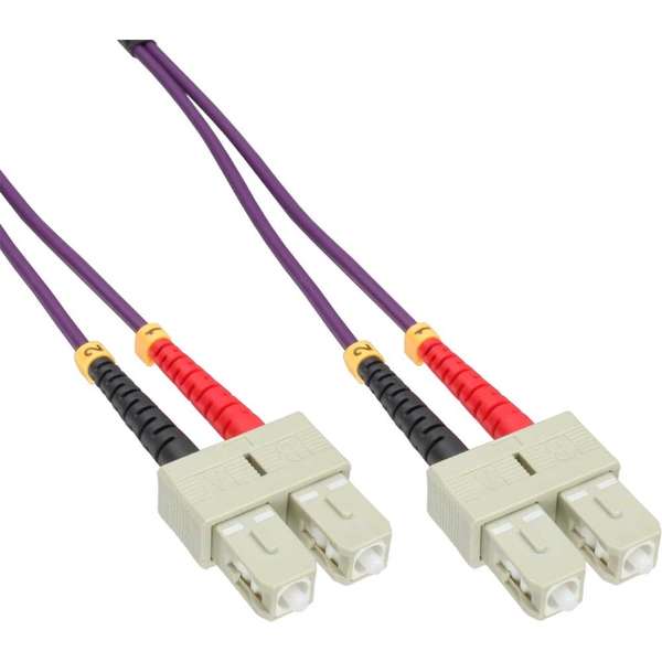 Naar omschrijving van OM4SCSC030 - Duplex Glasvezel Patchkabel om4 (100bit) SC-SC 50/125,  3m