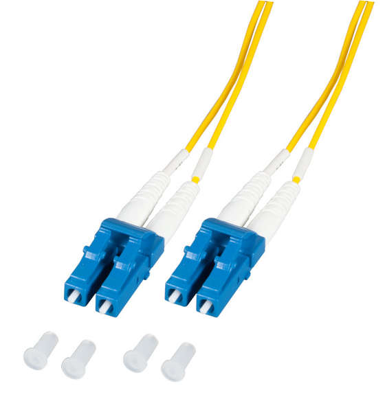 Naar omschrijving van OS2LCLC090E-D - Duplex Glasvezel Patchkabel LC-LC 9/125 OS2 9m Dikte 1,2mm