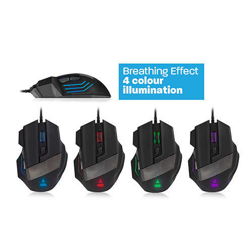Naar omschrijving van PL3300 - Ewent Gaming muis, USB, 3200 dpi