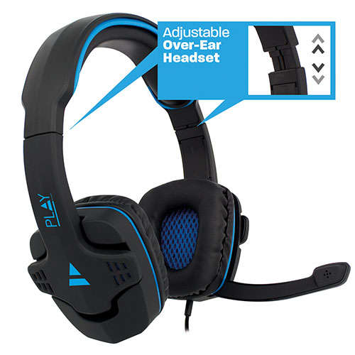 Naar omschrijving van PL3320 - Ewent Gaming headset, 2x 3,5mm jack, 1,5 m