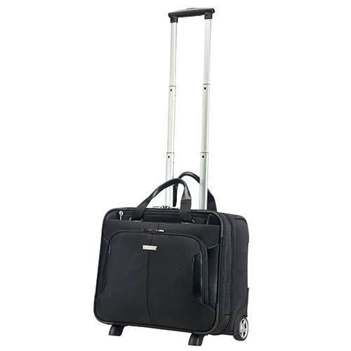 Naar omschrijving van SA1744 - Samsonite 08N09012 XBR trolley 15.6 inch, zwart