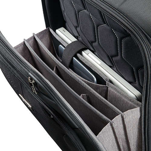 Naar omschrijving van SA1745 - Samsonite 08N09013 XBR mobiele koffer 15.6 inch, zwart